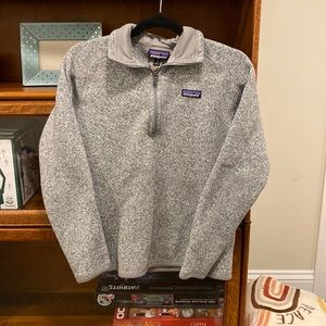 Patagonia Womens Better Sweater Quarter Zip Fleece Pullover Medium